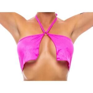 🦋B2G1🦋BODYZONE Flowy Center Ring Top | ONE SIZE | Dance Wear FUSCHIA